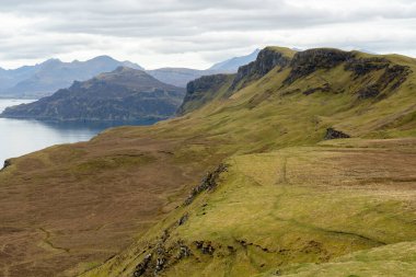 İskoçya 'nın Skye Adası manzarası