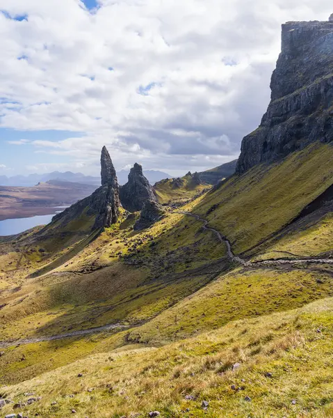 İskoçya 'nın güzel doğa manzarası.