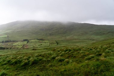 İrlanda 'daki dağların manzarası