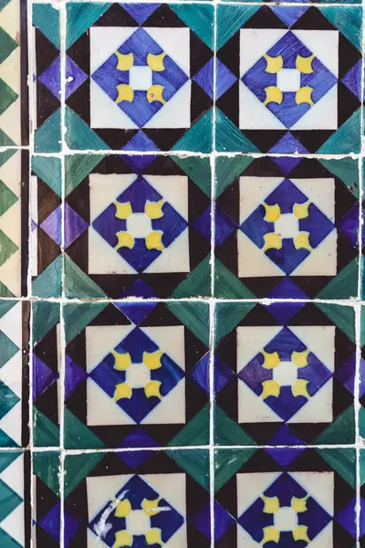 Mozaik desenli mozaik fayanslar.