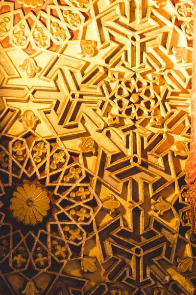 Geleneksel Fas süsüyle güzel bir arkaplan