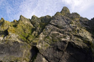 Saint Kilda takımadalarının kayalıkları, Outer Hebrides, İskoçya