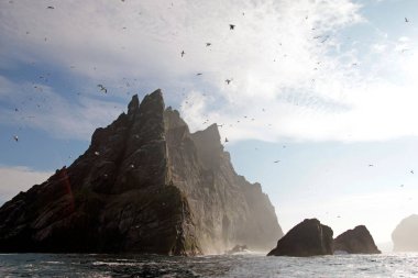 Saint Kilda takımadalarının kayalıkları, Outer Hebrides, İskoçya