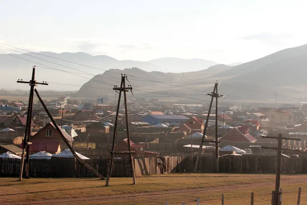 Ulaanbaatar yakınlarındaki Ger ilçesi, Moğolistan