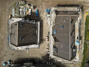 Yeni çevre dostu evler inşa ediliyor, Velserbroek, Hollanda