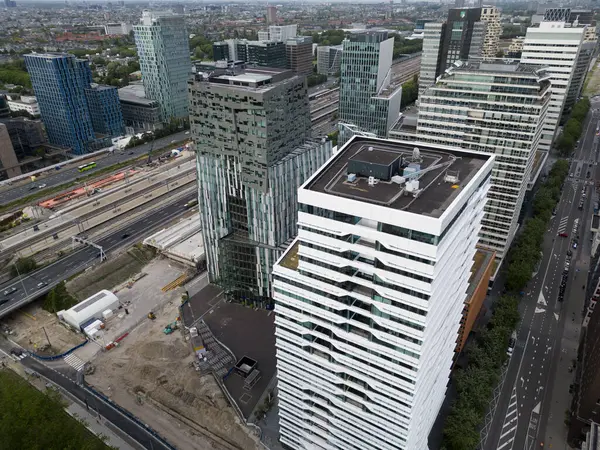 Financial Center South Amsterdam Netherlands — Stock Photo, Image