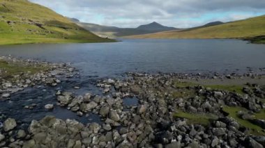 Bosdalafossur, Faroe adalarının güzel hava manzarası
