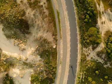 Langerveld, Kuzey Hollanda, Hollanda yakınlarındaki kumul manzarası
