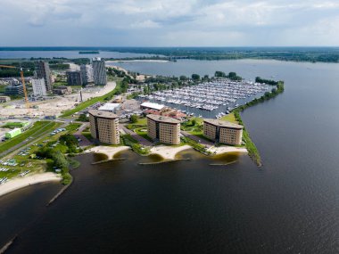 Almere Poort 'un hava manzarası, Hollanda