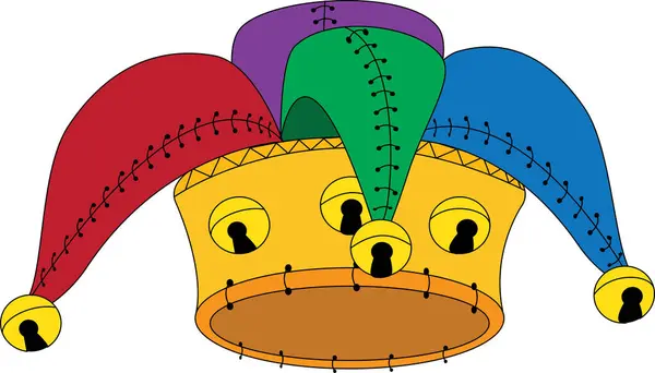 Soytarı şapkası veya şapkasının vektör sanatı.