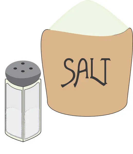 Bir tuz vektör sanatı.