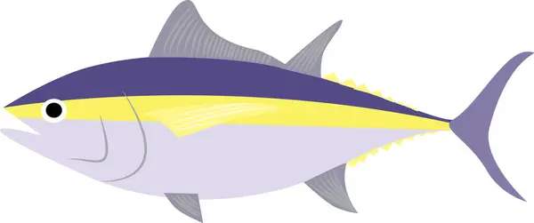 Bir ton balığı vektör sanatı.
