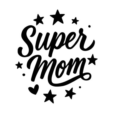 Süper annen için minnettarlığını bu zarif senaryo metniyle, oyuncu yıldızlarıyla ve tatlı kalbiyle göster. Anneler günü kartları, hediyeler ve dekorasyonlar için mükemmel..