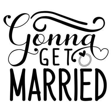 Dekoratif süslemeleri ve düğün sembolleriyle el çizimi 