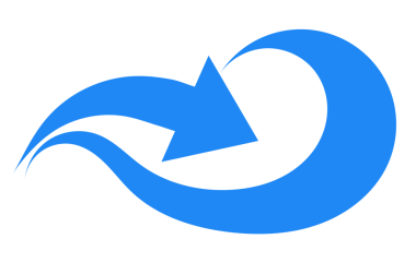 Kusursuz bir şekilde dalgaya dönüşen bir okun yer aldığı modern minimalist logo. Hareket, büyüme, ilerleme, enerji ve sürekli akışı sembolize eder.