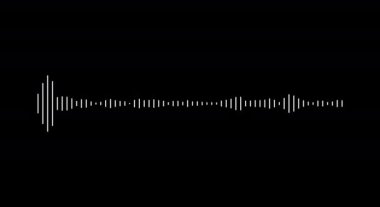 Yeşil zemin üzerinde 4K Basit eşitleyici. Soyut müzik dalgaları salınır. Gelecekteki ses dalgalarının görüntüsü. dalga biçimi sesi,