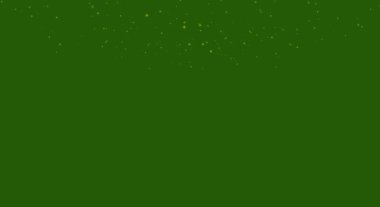 Yeşil ekrana düşen ıssız kar. 3d görüntüleme... düşen kar yeşile izole edilmiş (Döngü 4k + Chroma anahtarı).