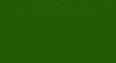 Yeşil ekrana düşen ıssız kar. 3d görüntüleme... düşen kar yeşile izole edilmiş (Döngü 4k + Chroma anahtarı).