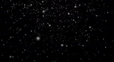 Kar taneleri, kar yağışı, siyah arka planda. Gerçekçi kar, kusursuz döngü animasyonu yapar. Düşen kar taneleri siyah arka planda izole edilmiş. 3d görüntüleme... düşen kar yeşile izole edilmiş (Döngü 4k + Chroma anahtarı)