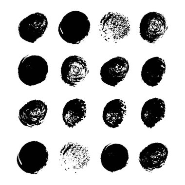 Fırça Simgesi Set Vektör Tasarımı.