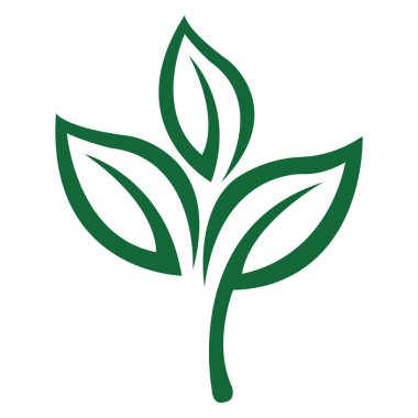 Büyüyen Fabrika Minimum Logo Vektörü Tasarımı.