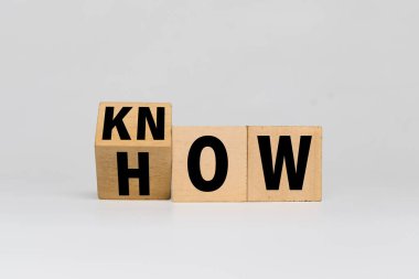 Kelimelerin nasıl sembolize edildiğini bilen tahta küplere dönüştür. ticari bilgi kavramı