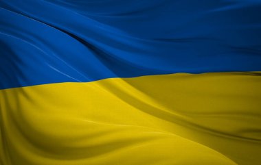 Sallanan Ukrayna bayrağının yakın çekimi, vatansever tasarımlar için uygun, Bağımsızlık Günü kutlamaları, ya da Ukrayna bayrağına yakın çekim, vatansever tasarımlar için uygun, Bağımsızlık Günü kutlamaları, ya da seyahat malzemeleri
