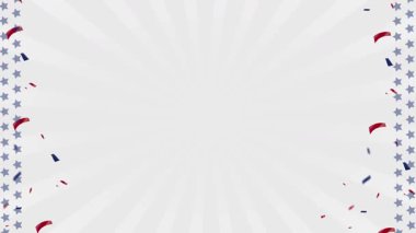 American Flag theme background. Suitable to use as title, video intro, overlay and other content with Veterans, memorial, labor, patriot, president, independence day or other us holiday