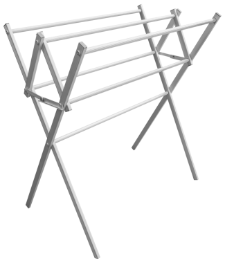 Gri alüminyum katlama çamaşır ipi