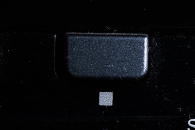 Simgeyi durdur ve eski bir DVD oynatıcının düğmesini kapat