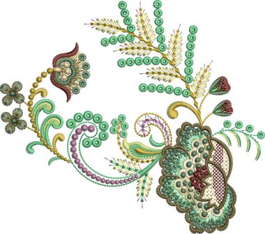 Güzel bir Barok Süslemesi Etnik tarz sınır tasarımı suluboya, trend, doku, klasik el çizimi, tropikal mughal sanatı ile el yapımı sanat deseni