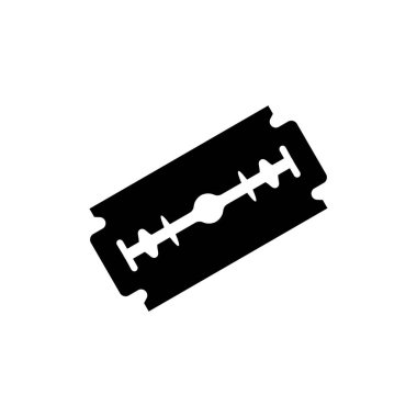 Razor blade icon. Shaving symbol. Razor vector illustration isolated.