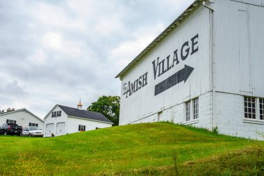 Amish ülke farm barn alan tarım Lancaster, PA