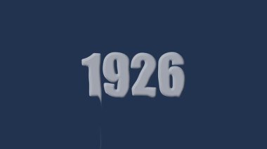 1926 metin arkaplan animasyon sıvı sistemi. Parlak sıvı metin canlandırması, renkli arkaplan.