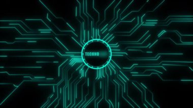 Siber güvenlik kavramı. Yüksek hızlı internet teknolojisi kavramının soyut çizimi