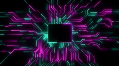 soyut fütüristik arkaplan, geometrik şekiller, 3 boyutlu çizim, 3 boyutlu illüstrasyon.