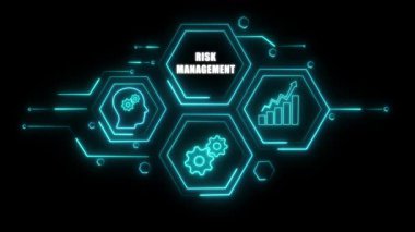 iş konsepti: altıgenler ve metin ile dişliler