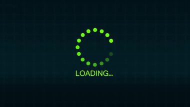 Okun simgesi olan soyut teknoloji çemberi. vektör illüstrasyonu.