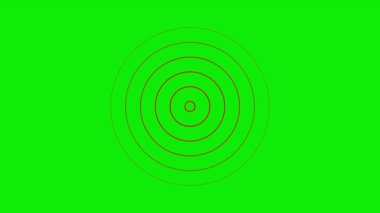 Çemberli soyut yeşil arkaplan, vektör illüstrasyonu