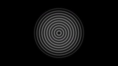siyah soyut arkaplan, daire deseni, doku, vektör illüstrasyonu