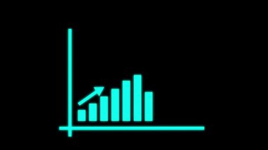 grafik ikonu vektör illüstrasyonu