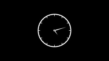 Saat simgesi. Zaman kavramı. düz dizayn.