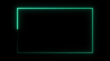 Soyut neon yeşil ışık arka planı. vektör illüstrasyonu