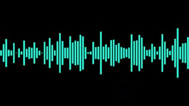 ses dalgası simgesi. ses eşitleyici simgesi. ses dalgası. vektör