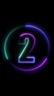 Bir numaralı neon 3 boyutlu.