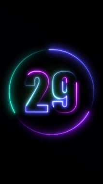 İki numaralı neon ışığı.