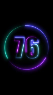 Neon işareti 7 numara