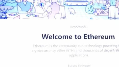 Konskie, Polonya - 24 Nisan 2023: Ethereum şifreleme sitesi dizüstü bilgisayar ekranında gösterildi