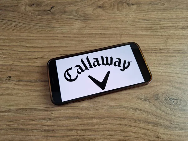 Konskie Πολωνία Μαΐου 2023 Λογότυπο Της Callaway Golf Company Εμφανίζεται — Φωτογραφία Αρχείου