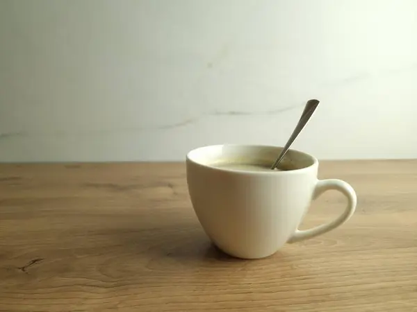 Espresso Coffee Cup Table — Stock Photo, Image